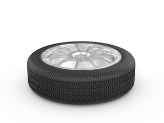 Car wheel tire