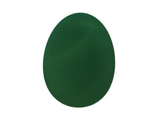 Easter egg on white background 