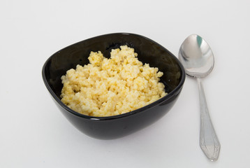Millet porridge with milk