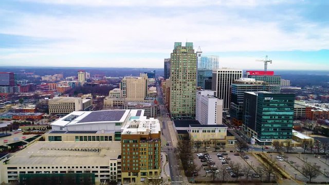 Downtown Raleigh North Carolina Aerial