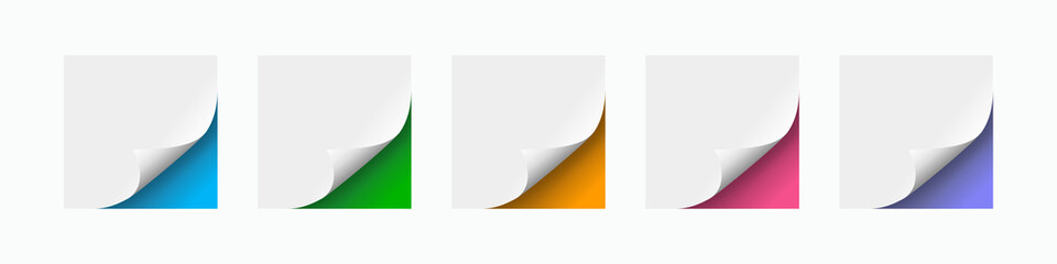 Paper Graphics, Post it, Colorful Background,