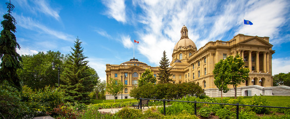 Alberta Legislature Building Edmonton Alberta Canada - obrazy, fototapety, plakaty