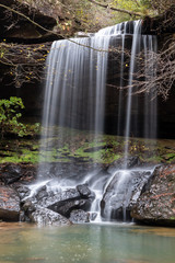 Waterfall in bankhead national forest in alabama