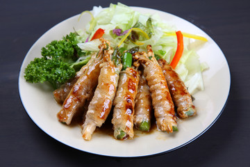 アスパラの豚肉巻き