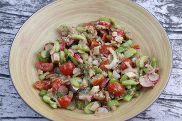 Salade croquante