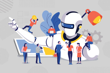 Teamwork develop robot