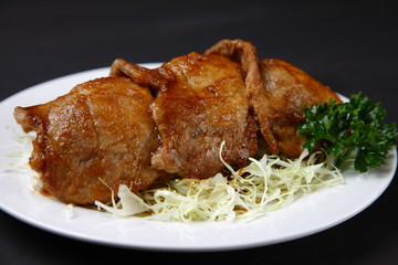 豚バラ生姜焼き