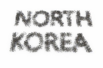 Large group of people standing together