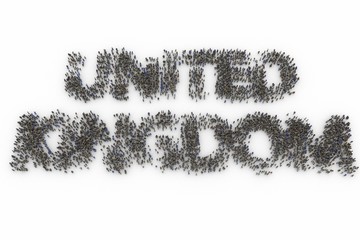 Large group of people standing together