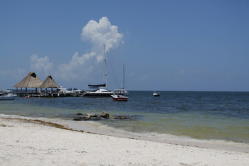 Fototapeta premium Paisaje caribe mexicano