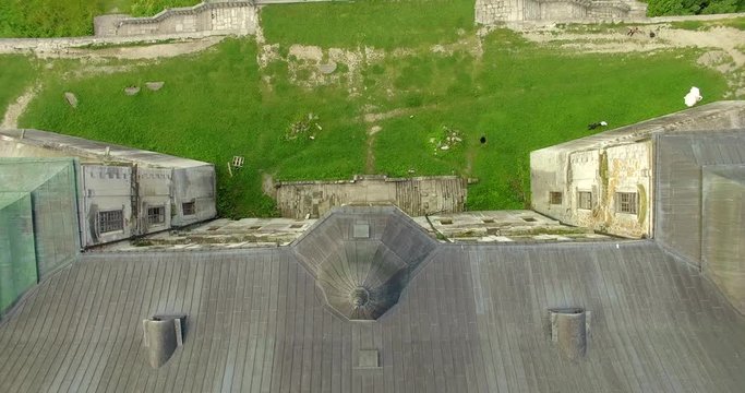 Pidhirtsi, Brody district, Lviv region,Ukraine. Aerial drone view
