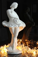  a statue of a ballerina