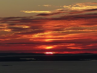 Sunrise, Ragged Mountain, Maine