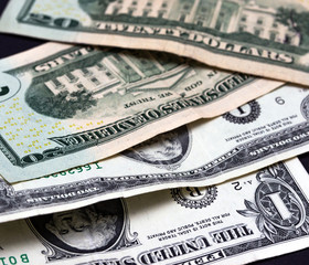 american dollars financial statement background