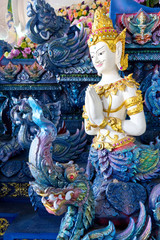 Fototapeta premium Temple bleu Chiang raï