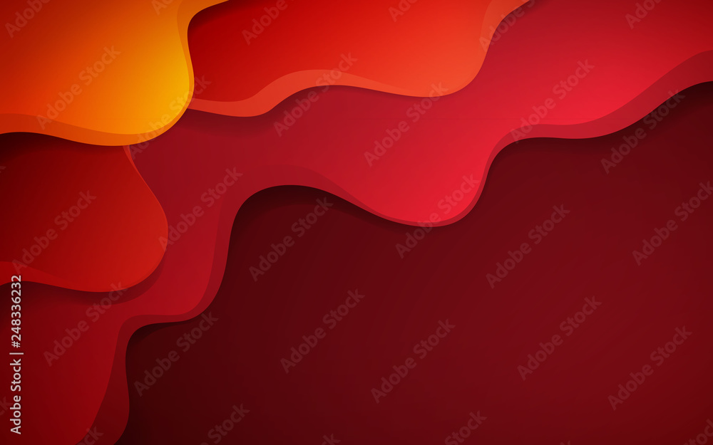 Poster dynamic background with fluid shape. color wave fluid shape composition. template.