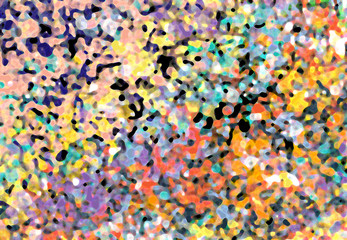 Fototapeta premium Blurred image, abstract colorful watercolor paint daubs filter for digital art texture background