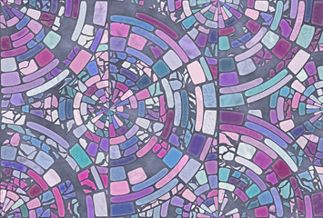 mosaic wall floor background