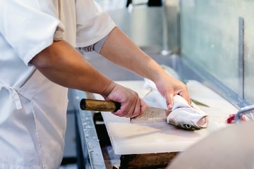 Obraz premium Stan ugotowania ryby