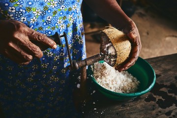 Old home kitchen in Sri Lanka