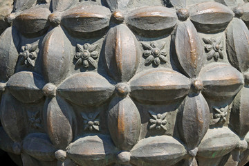 Bronze sculpture texture