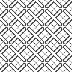 Seamless geometric pattern. Monochrome graphic repeating design. Modern minimalist stylish ornament. Vector