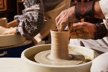 Master potter affairs betrays a form of clay products