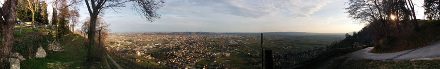 Piave area, between Piave river and Prosecco wine hill