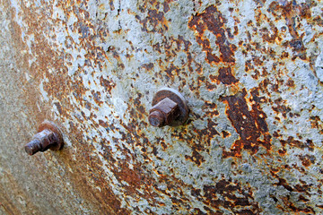 oxidation rust metal screw