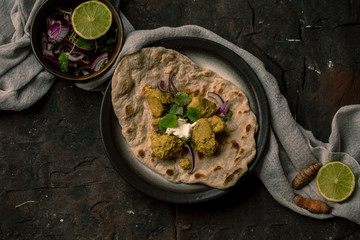 chikken tikka masala naanbrot