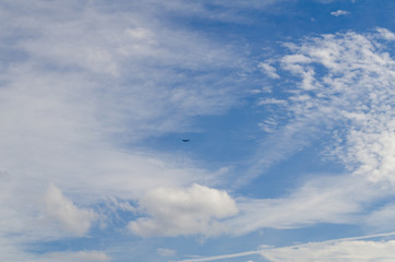 Blue sky and clouds