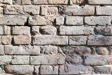brick wall background, backdrop. old, vintage, textured stone
