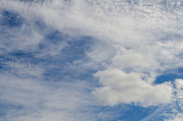 Blue sky and clouds