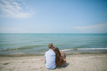 couple on the beach