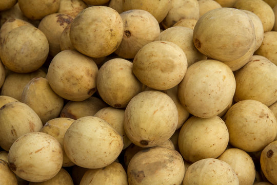 Tropical fruit, duku or Langsat, lansium domesticum corr