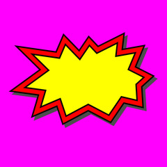 Explosion in Pop Art Style. Bang. - 248349064