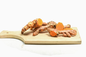 Turmeric is a flowering plant of the ginger family, Zingiberaceae, the root used in cooking