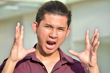 Mad Handsome Asian Person