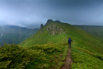 The reserve 'Peeshti Skali ' (Singing Rocks), National Park “Central Balkan”, Stara Planina, Bulgaria