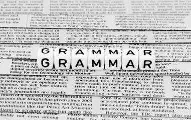 Obraz premium Grammar