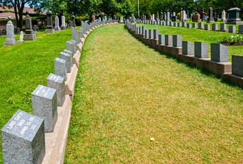 Fairview Lawn Cemetery in Halifax where the Titanic victims are buried