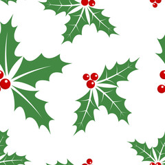 Christmas seamless pattern. Vector illustration.