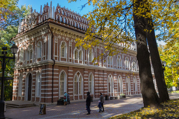 Obraz premium MOSCOW, RUSSIA - October 11, 2018: The Opera House in museum-reserve Tsaritsyno