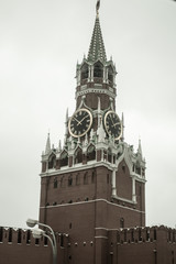 spasskaya tower of moscow kremlin