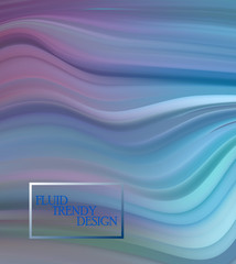 Abstract Fluid creative templates, cards, color covers set. Pastel and neon design, geometric fluid graphic shape, in vector background.