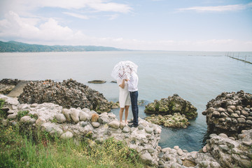 couple on the beach
