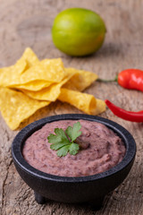 mexikanische Frijoles refritos