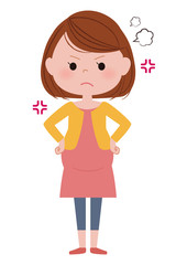 妊婦さん　怒り