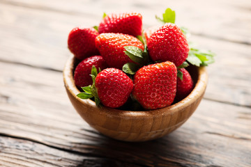 Sweet fresh strawberry