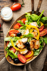 Healthy fresh salad
